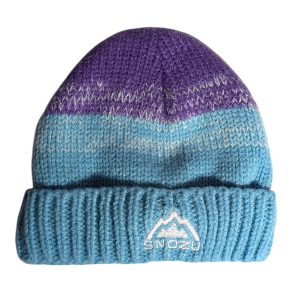 SNOZU - Stocking Cap - Size 3T - Teal and Purple - Used Great Condition